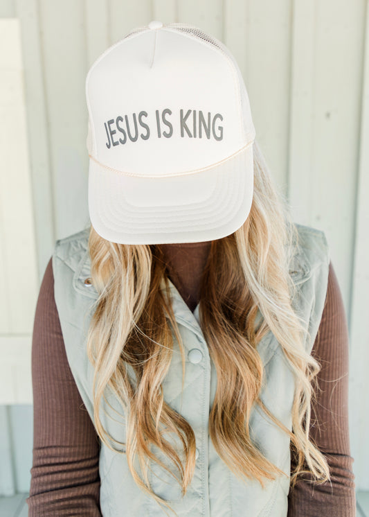 Jesus Is King Trucker Hat