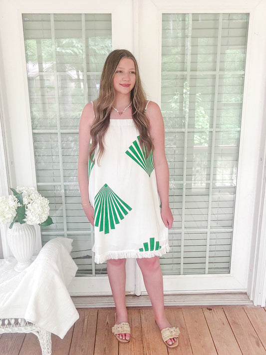 The Palm Fan Dress