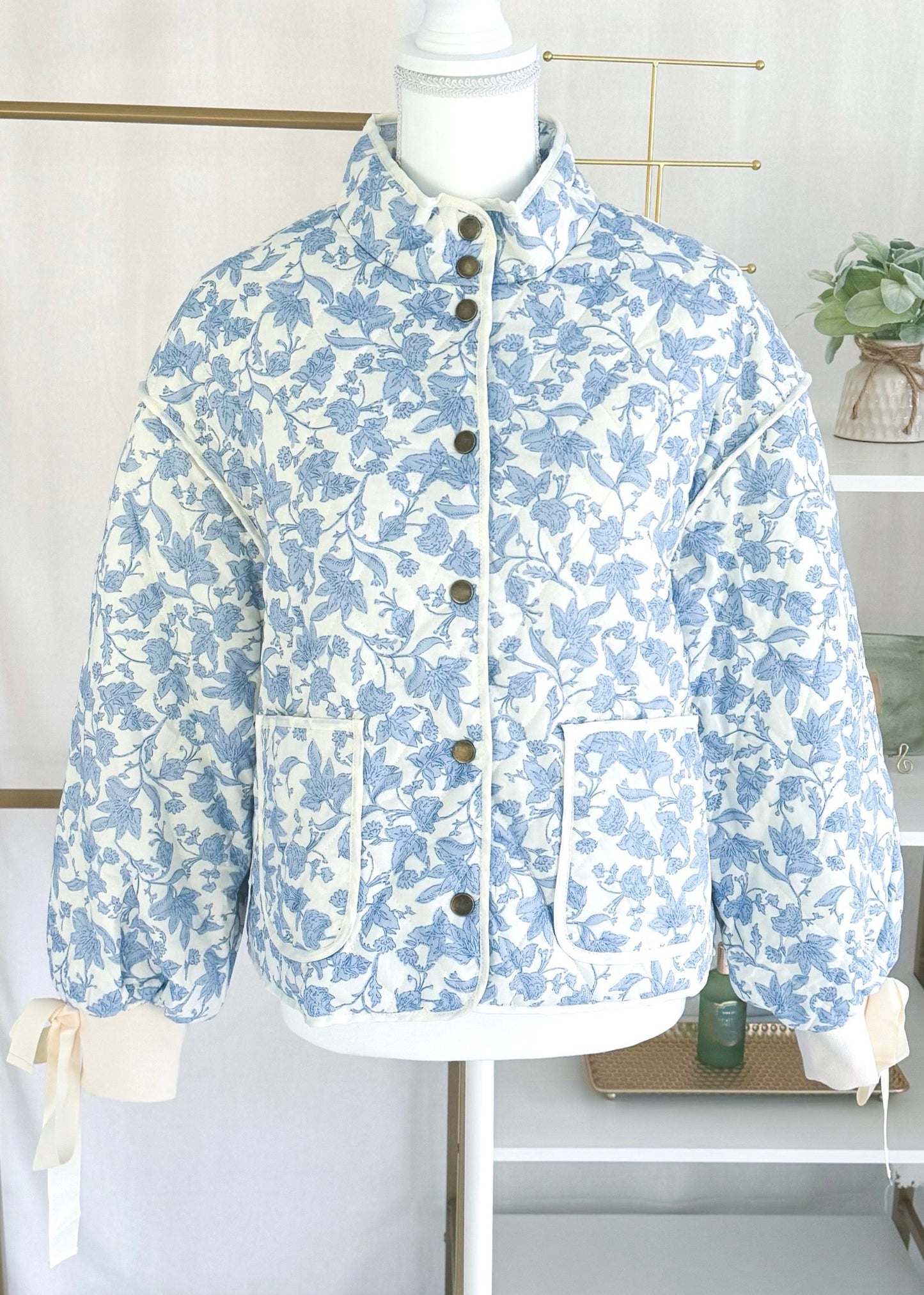 The Blue Willow Quilted Jacket