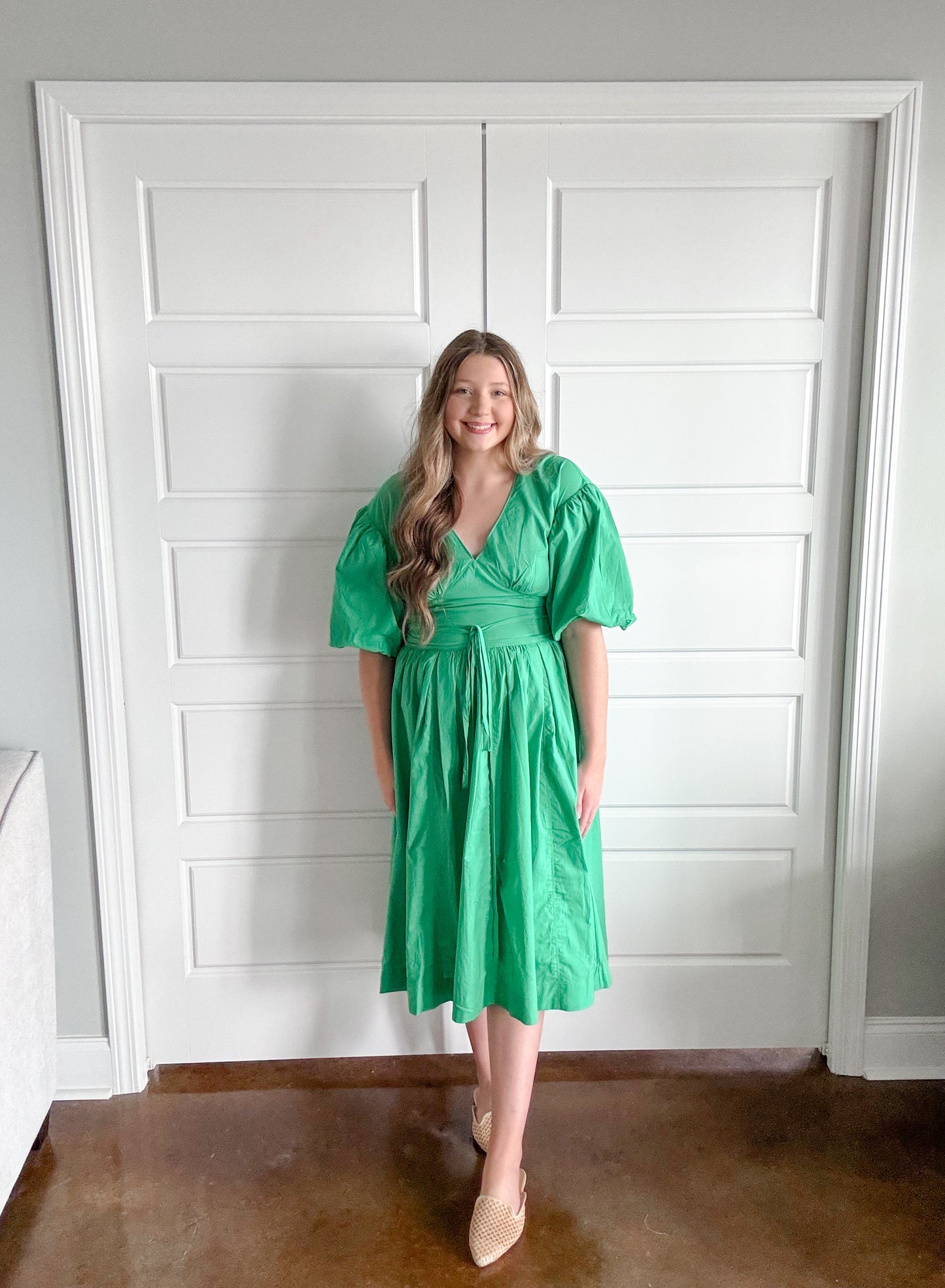 The Meadow Green Dress
