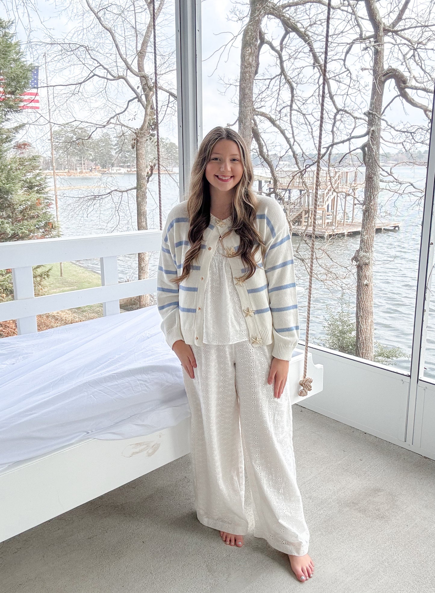 The Sunday Stripe Cardigan