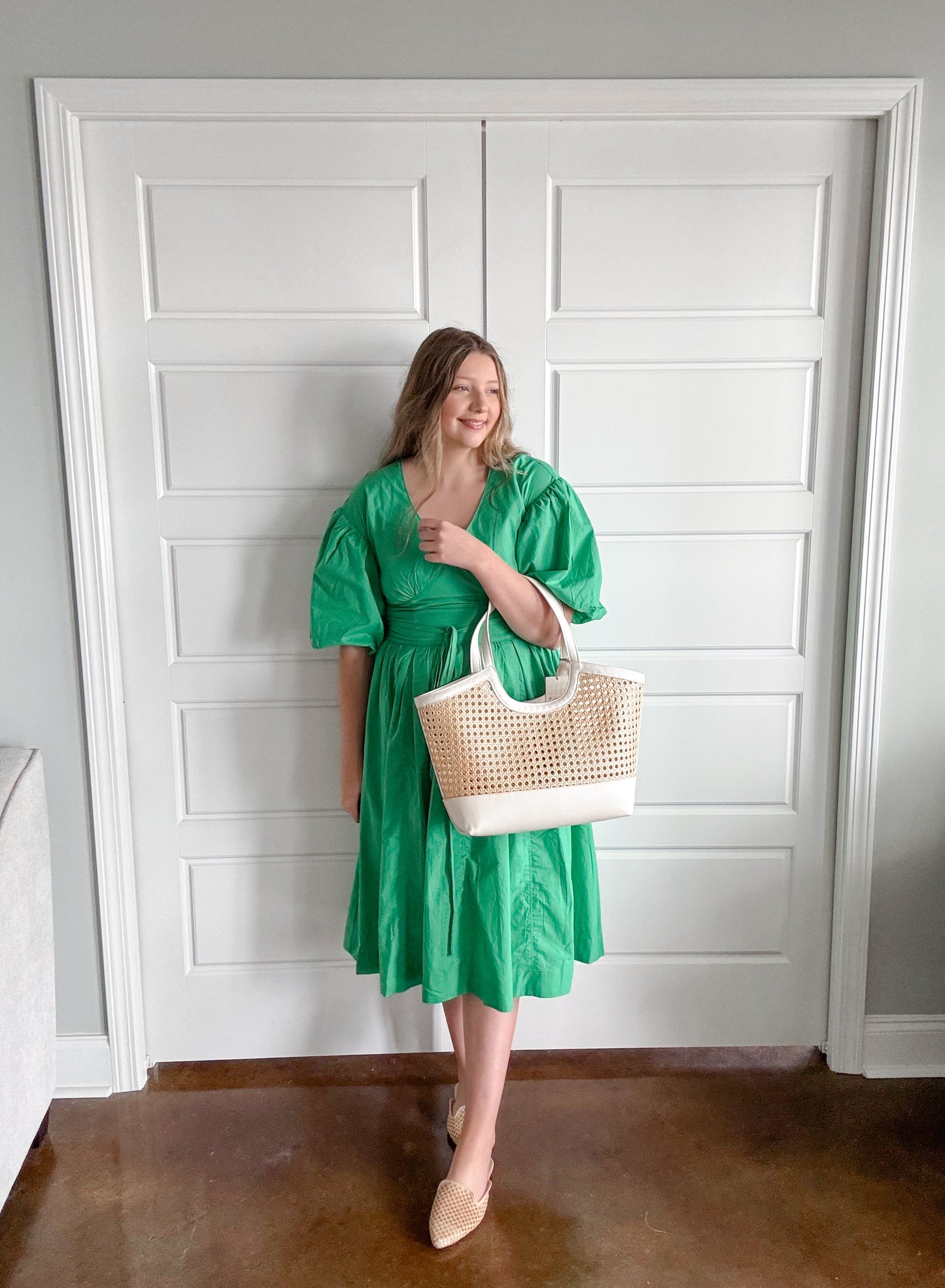 The Meadow Green Dress