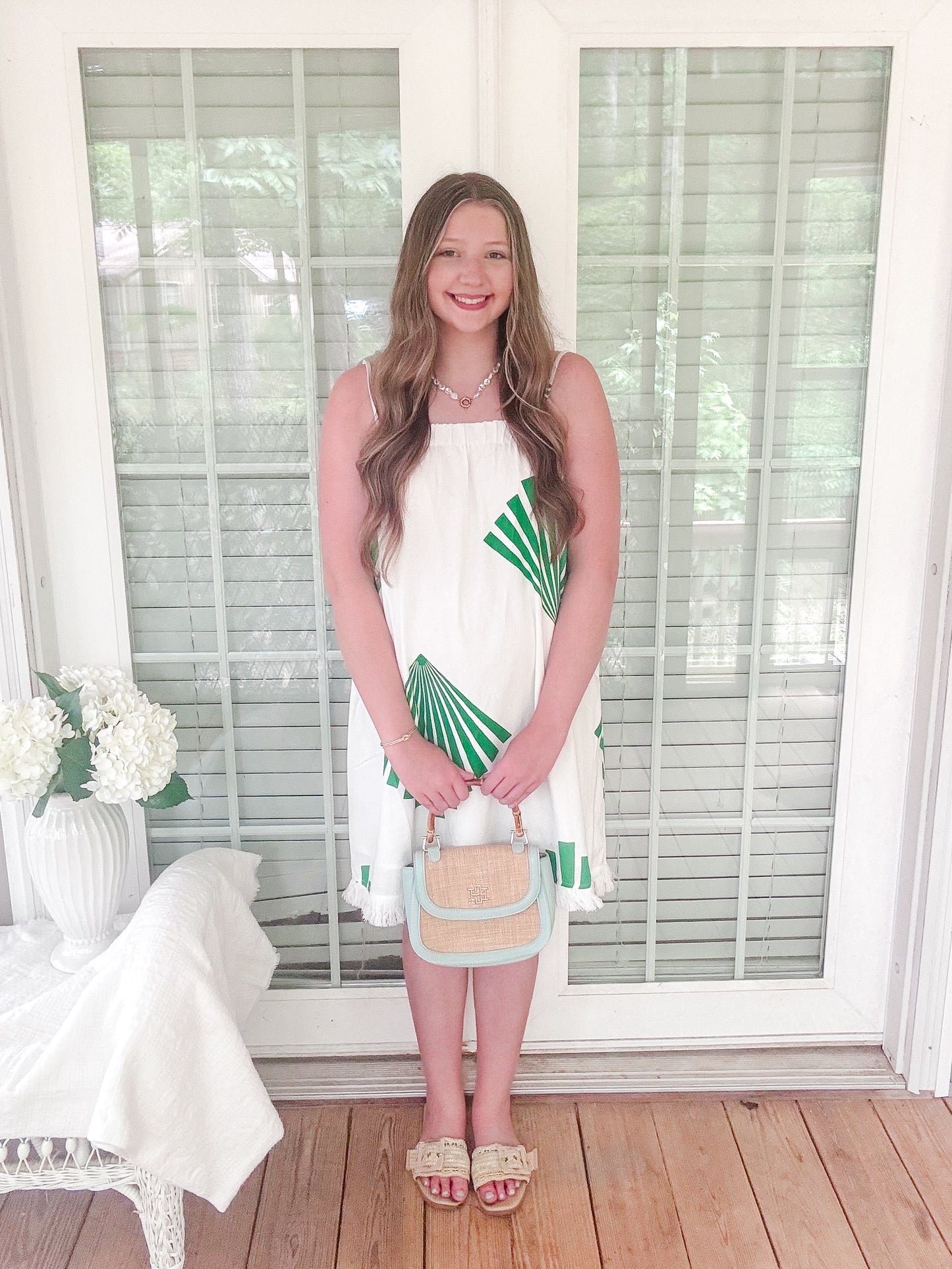 The Palm Fan Dress