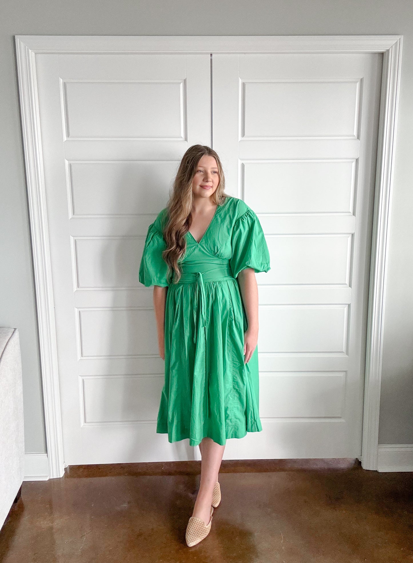 The Meadow Green Dress
